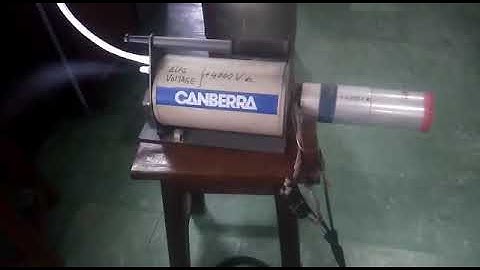 Filling liquid Nitrogen into CANBERRA HPGE detector before gamma spectroscopy field work (INSITU)