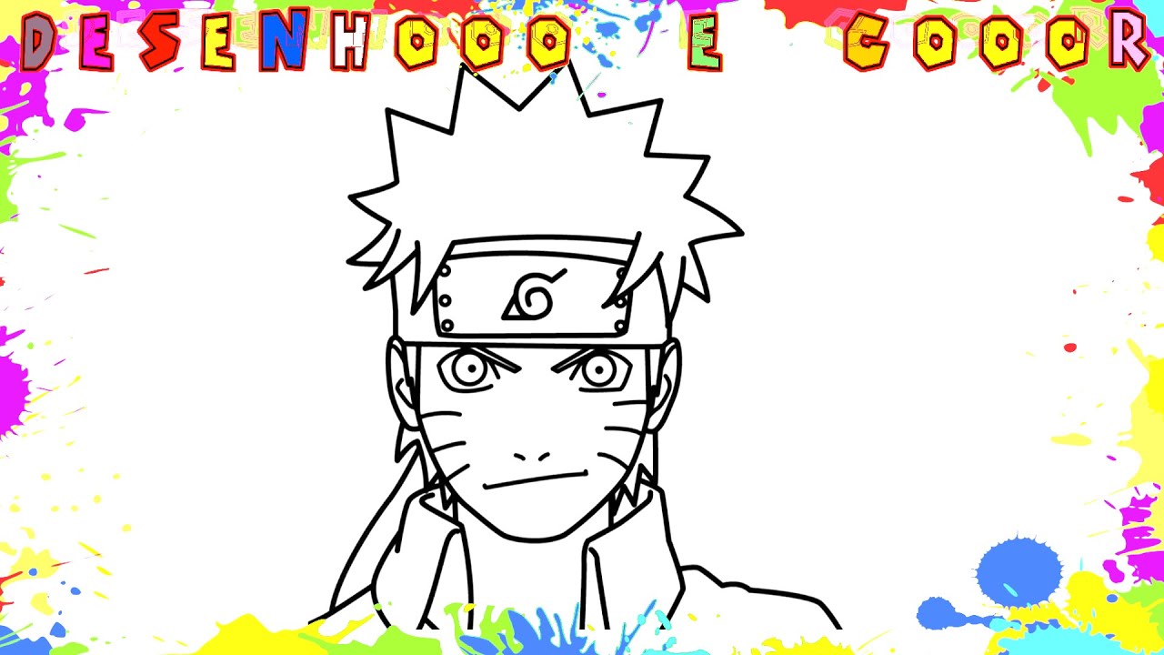 Como Desenhar o NARUTO, NARUTO UZUMAKI