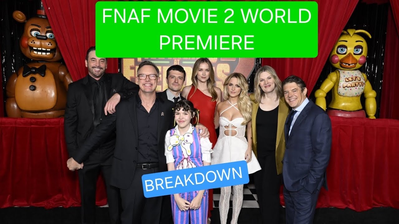 FNAF MOVIE 2 WORLD PREMIERE! (BREAKDOWN) - YouTube