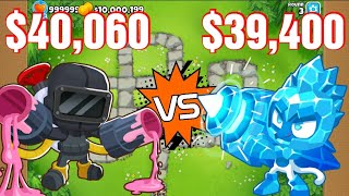 BTD6 - Super Glue VS Icicle Impale Test in Bloons TD 6