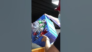 Sorting Aluminum Cans from Plastic Bottles with an Eddy Current Separator