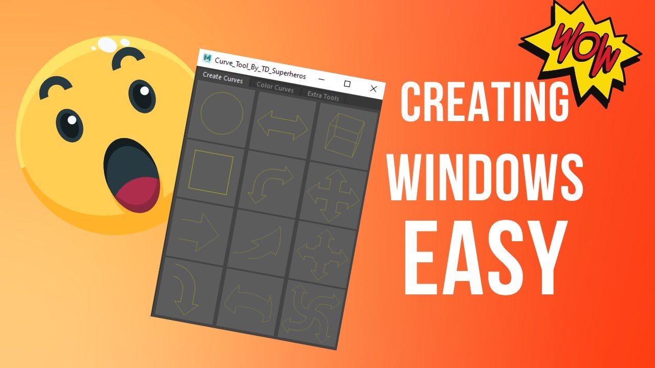 How To Easily Create A Window With Python In Maya