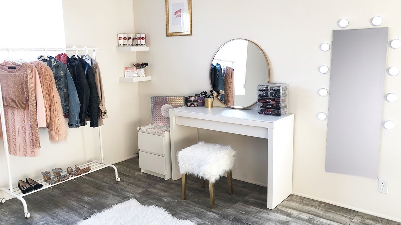 DIY Under $6 Marble Gold Beauty Room Makeover !! DIY Under $6 Marble Gold Beauty Room Makeover !!