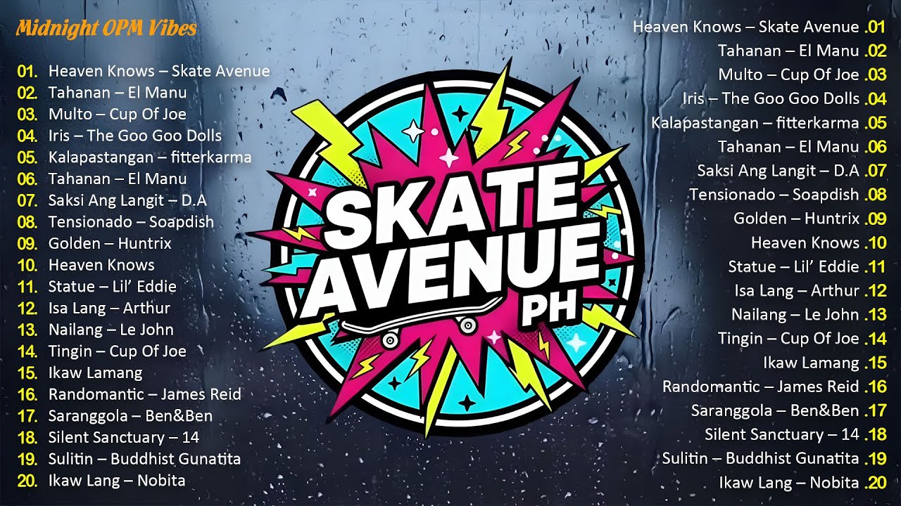 Best Skate Avenue PH Songs 2025 💙 OPM Trending Playlist | Non-Stop Tagalog Love & Hugot Hits