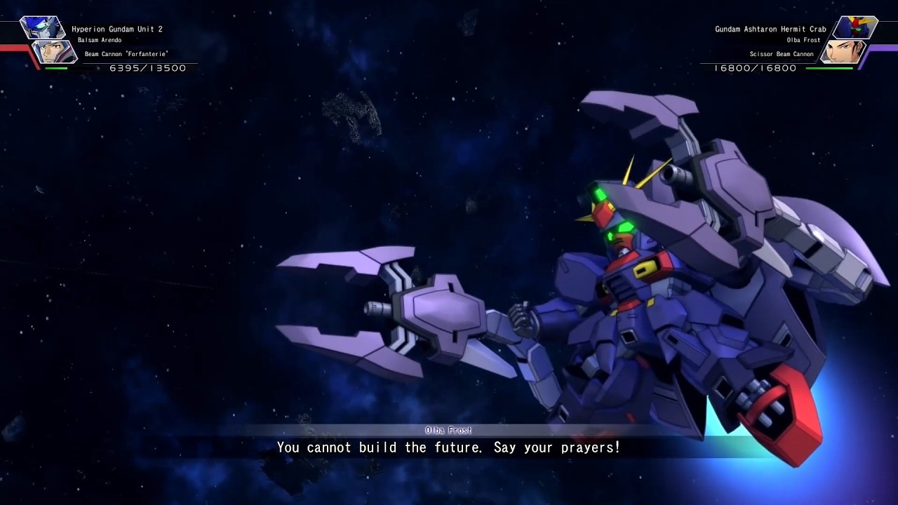 SD Gundam G Gen Cross Rays - NRX-0015-HC Gundam Ashtaron Hermit Crab (Olba) (After War Gundam X)