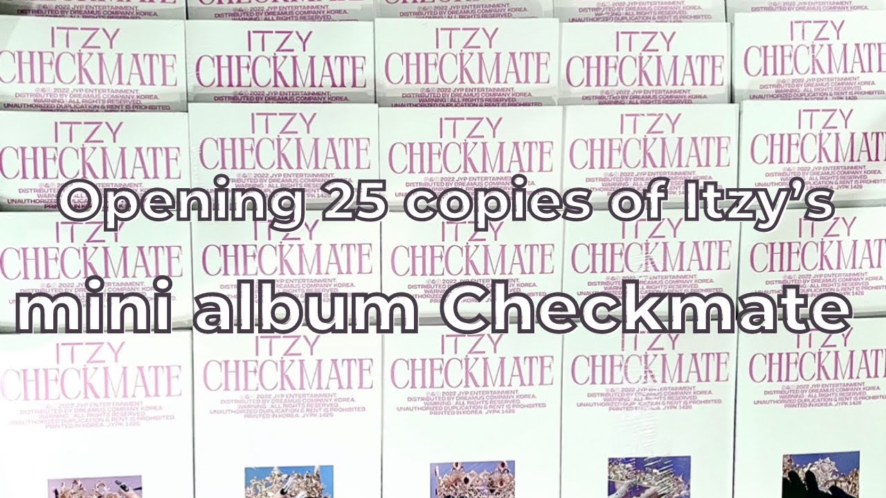 ♡Unboxing ITZY 있지 5th Mini Album Checkmate 체크메이트 ♟ (All