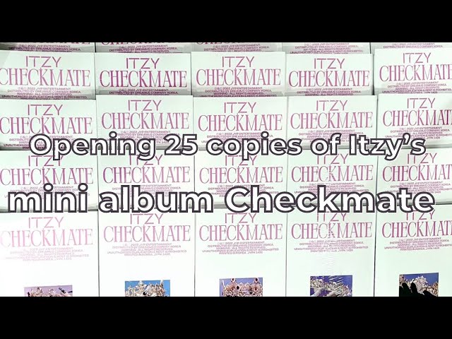 ♡Unboxing ITZY 있지 5th Mini Album Checkmate 체크메이트 ♟ (All