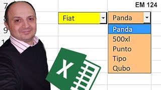 Em124 Menu E Submenu A Tendina Dipendente Con Le Combobox Activex no Vba