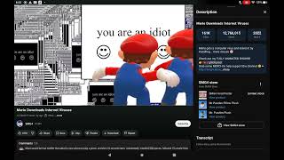 Details Mario reacts to the you are an idiot virus credit: SMG4 News