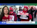 NYC Nurses' Strike Enters 10th Day; Mayor Mamdani & Sen. Sanders Join Picket Line