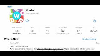 Wordle Daily Word Search Puzzles App Store Game Ad screenshot 5
