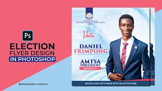 How To Design Election Flyer in Photoshop | Step by Step Tutorial
