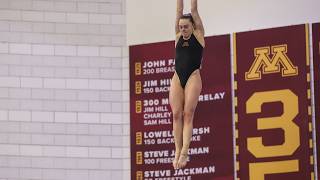 Highlights: Elna Widerstrom Earns Gold Medal in 1M Diving at 2026 B1G Championships