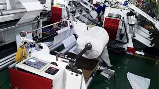 CW-1000ZD CHOVYTING full auto patch handle bag/soft loop handle bag/string bag making machine screenshot 1