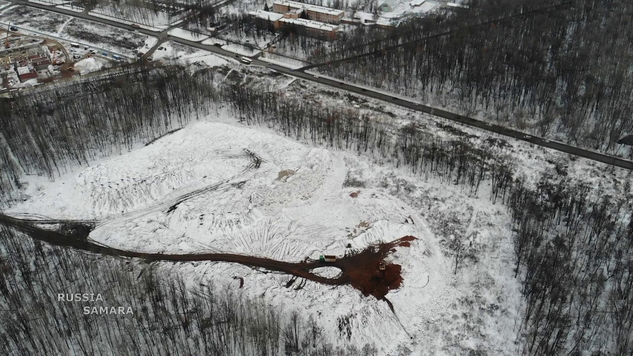 ЖК "Новая Самара"/ строительство / город Самара / drone flight / Russia ...