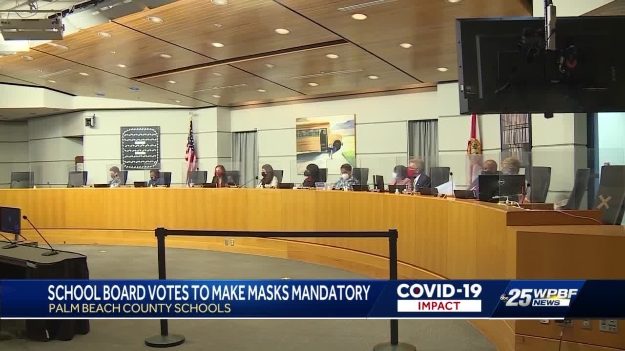 School board votes to make masks mandatory - YouTube