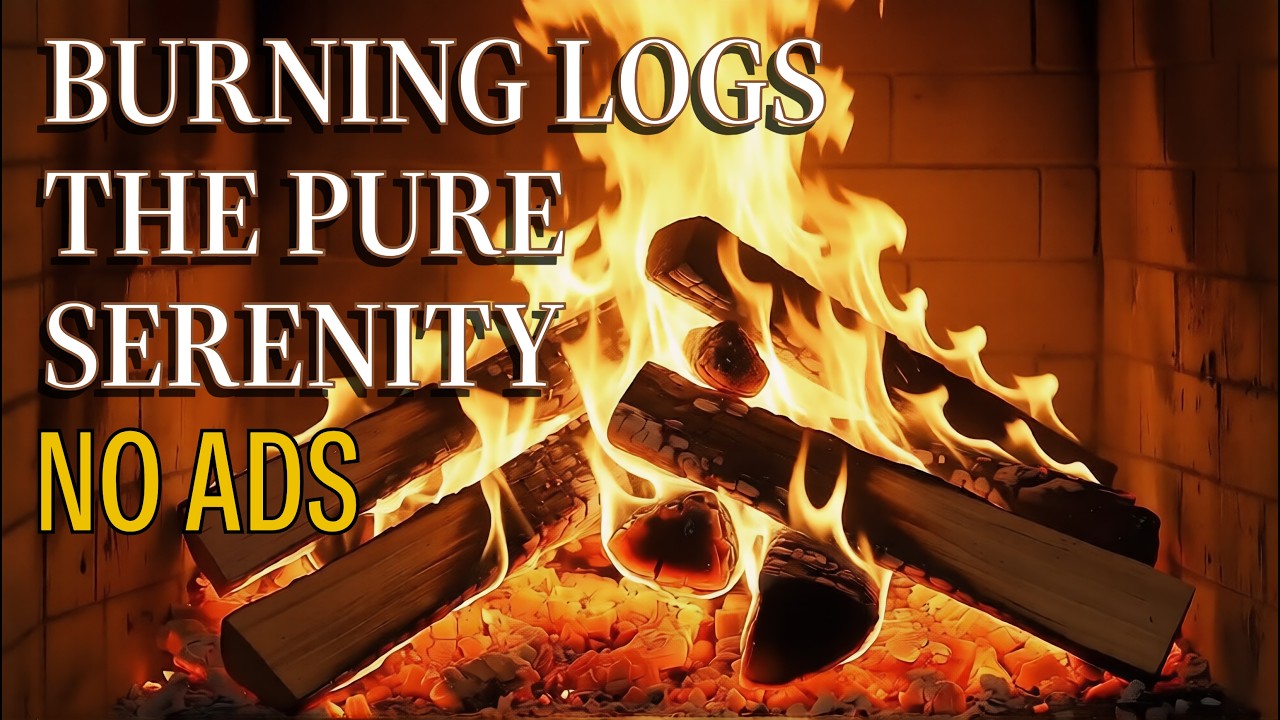 🔥 BEST FIREPLACE SECRET! Burning Logs, Crackling Sounds, & The PURE Serenity Of Relaxation 4K NO ADS