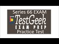 Series 66 Exam Practice Test 2 📘 | TestGeek Prep
