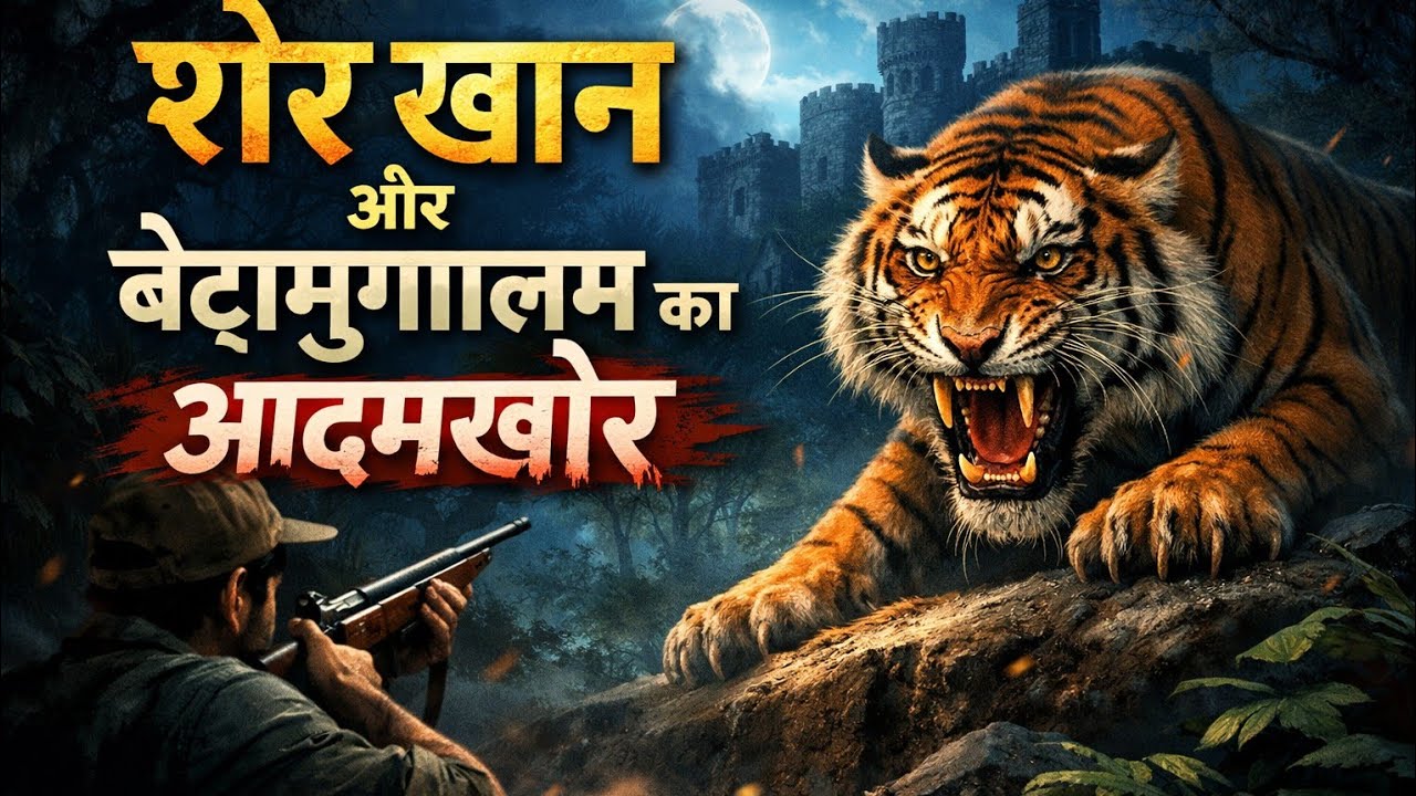 मौत से सामना — Sher Khan vs Man-Eater Tiger | Kenneth Anderson |