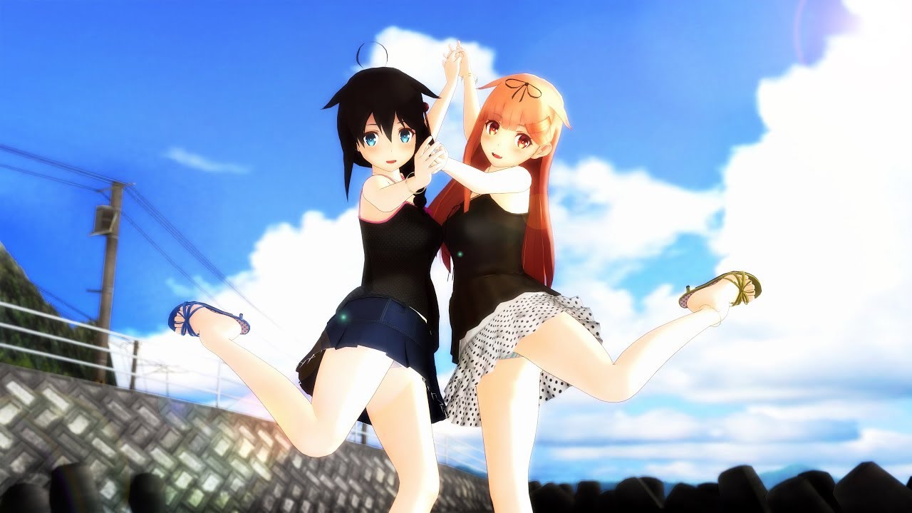 【MMD艦これ】夕立ちゃんと時雨さんで「Dive to Blue」