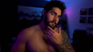 ASMR Beard Triggers And Male Breathing Sounds - Up Close and Personal - Ear To Ear