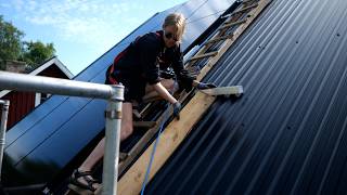 #22 All solar panels up | Setting up better rain water collection through a heatwave ☀️