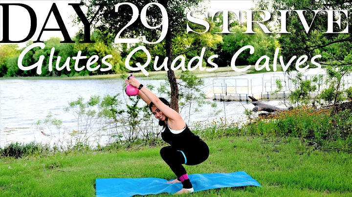 Day 29 STRIVE Glutes Quads Calves Pilates Dumbbell...