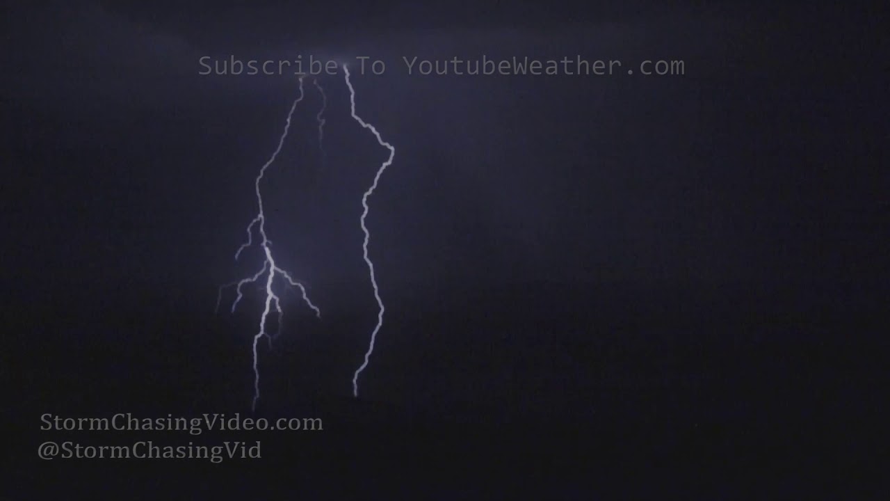 Tucson, AZ Severe Thunderstorm Epic Lightning - 8/22/2019