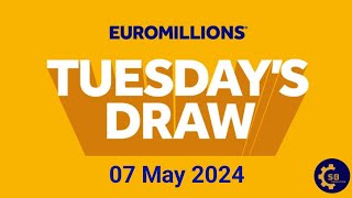 Euromillions Draw Live Results 07 May 2024 | Euromillions Live Tonight Results