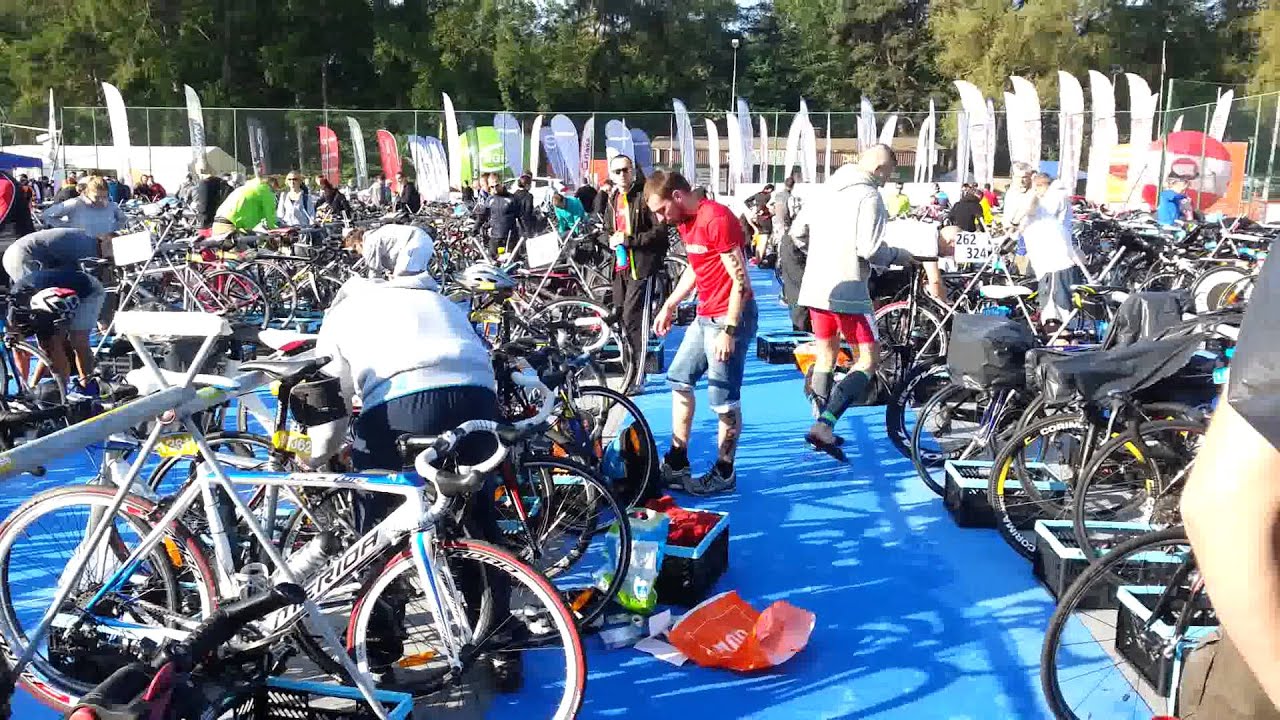 Triathlon Sieraków strefa zmian
