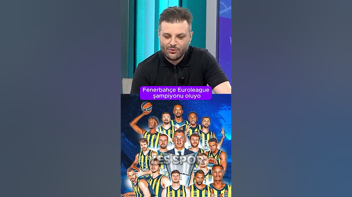 Fenerbahçe Eurolague Şampiyonu Oluyor🔥
