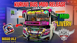 New Kuruvi Bus Mod Tamil | Bus Simulator Indonesia | Kuruvi Bus Livery In Bussid #kuruvi #bus #mod screenshot 4