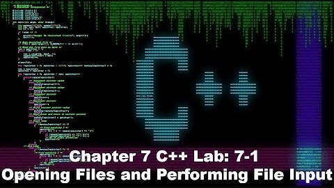 Principles of Programming Chapter 7, C++ Lab 7-1: Opening Files and Performing File Input
