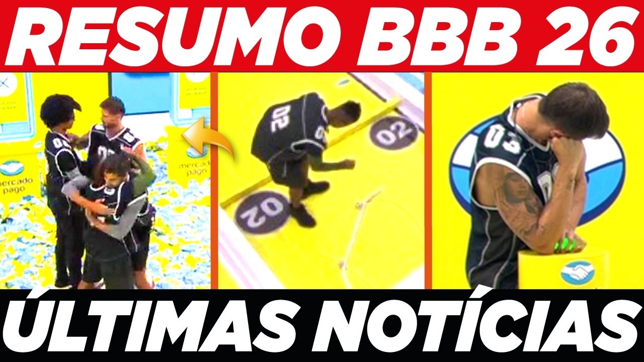 😱PROVA ENCERRADA! Jonas DORMIU NA PROVA? / Veja QUEM VENCEU A PROVA DO LÍDER de Resistência BBB 26