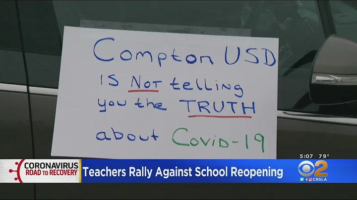Teachers Rally Against Compton Unified Schools Reopening Proposal