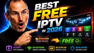Best IPTV for FREE in 2026 — free trial for 24 hours