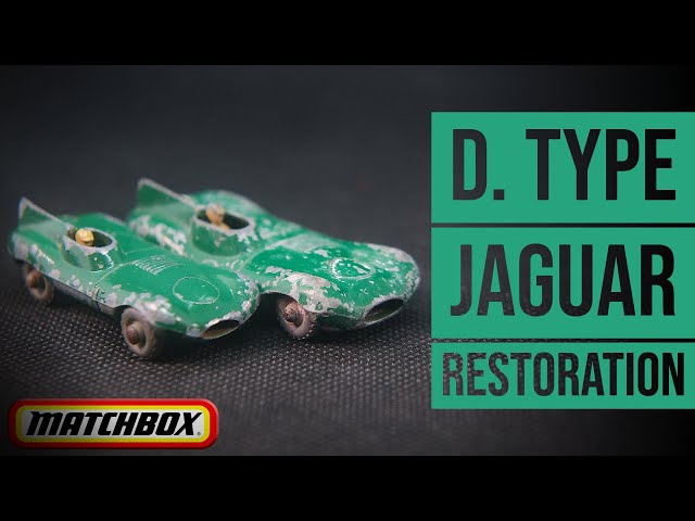 MATCHBOX restoration: 41A & 41B D-Type Jaguar - YouTube