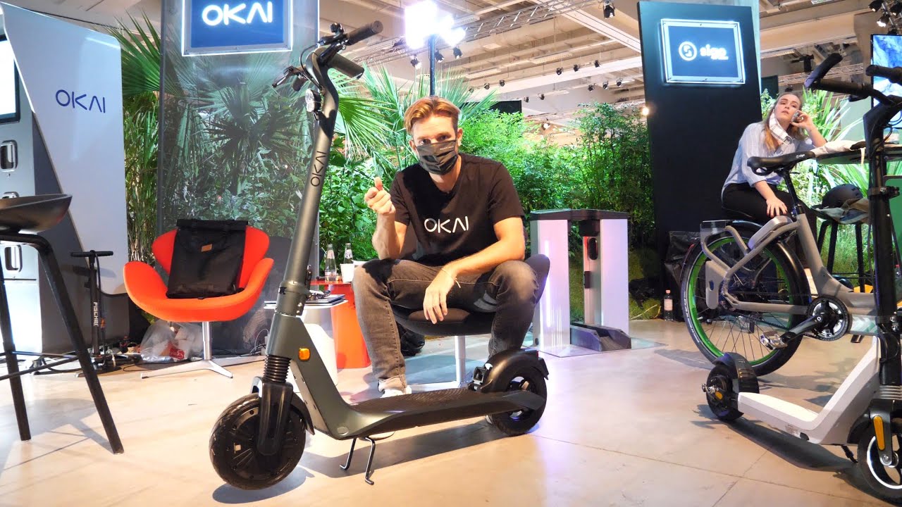 IFA 2020 Okai ES500 EScooter vom Hersteller der Modelle von Tier