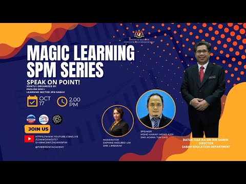 MAGIC LEARNING SPM SERIES: SPEAK ON POINT!