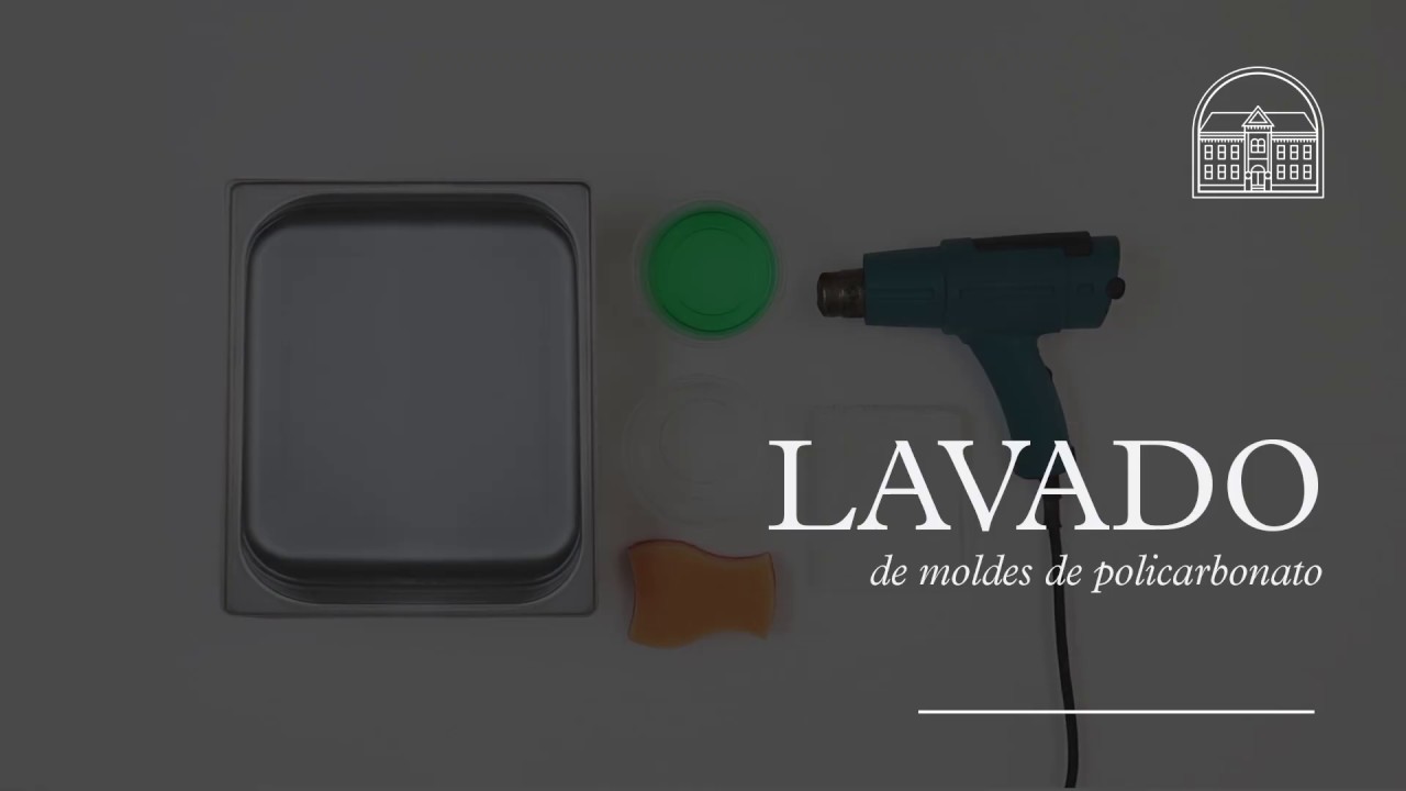Lavado de moldes de policarbonato | Aula SABOR | Cursos en linea