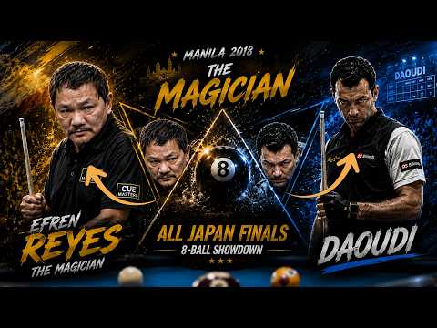 The Magician vs Daoudi — Intense 8-Ball Showdown | Manila 2018