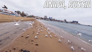 [4K/60FPS] Rainy & Cloudy Beach Walk, Anapa, Russia - relaxation stuff by 21:6 Apocalypse Now 🍄 ☜๏̯͡๏﴿ 4,582 views 1 year ago 41 minutes