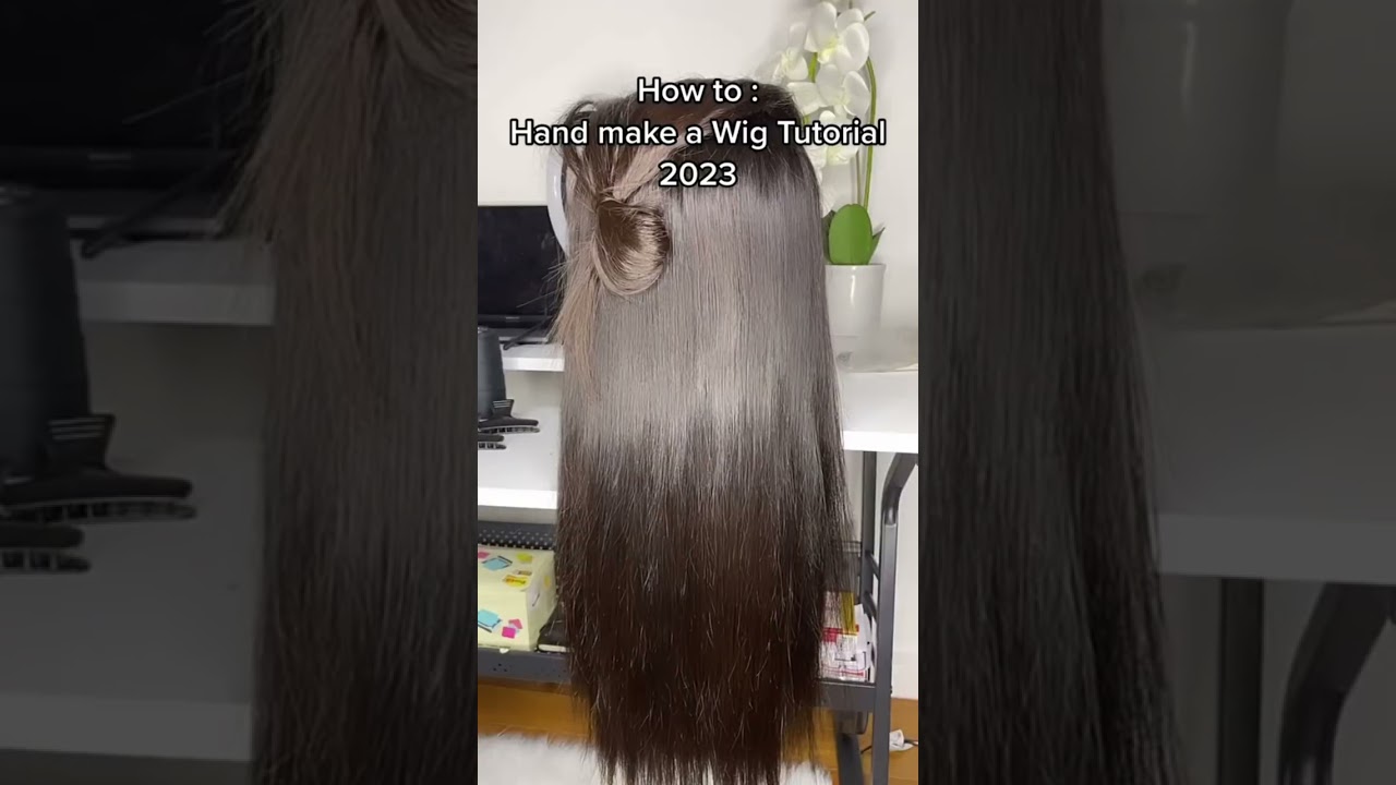 watch me hand make a wig!!! 