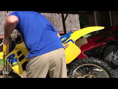 how to man handle a dirt bike