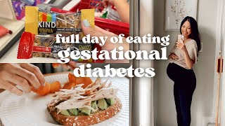 WHAT I EAT IN A DAY WITH GESTATIONAL DIABETES | pregnancy vlog | 36 weeks