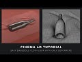 Cinema 4D Tutorial: Easy Embedded Cloth Look with Only Deformers
