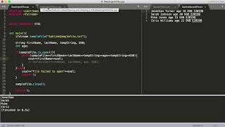 Data Structures Tutorial - 13 - Reading in a White-Space Seperated .txt File Profile