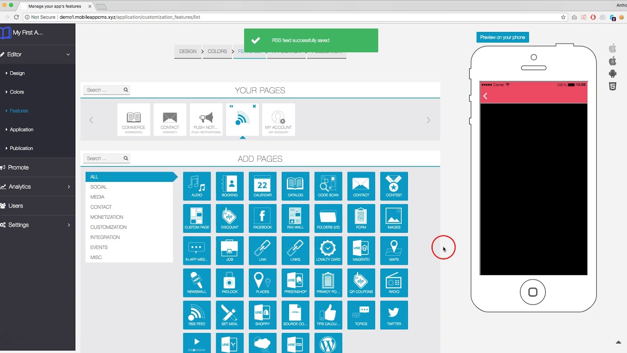 ABC App Builder Features overview RSS Feed - YouTube
