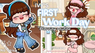 Ivy's first day of work 🖥️📝📉| Game world roleplay| @gameworld.lifestory 