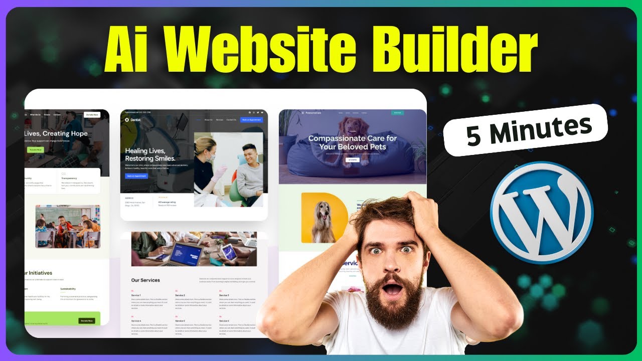 Create WordPress Website with AI | No Drag & Drop, No Coding | Auto ...